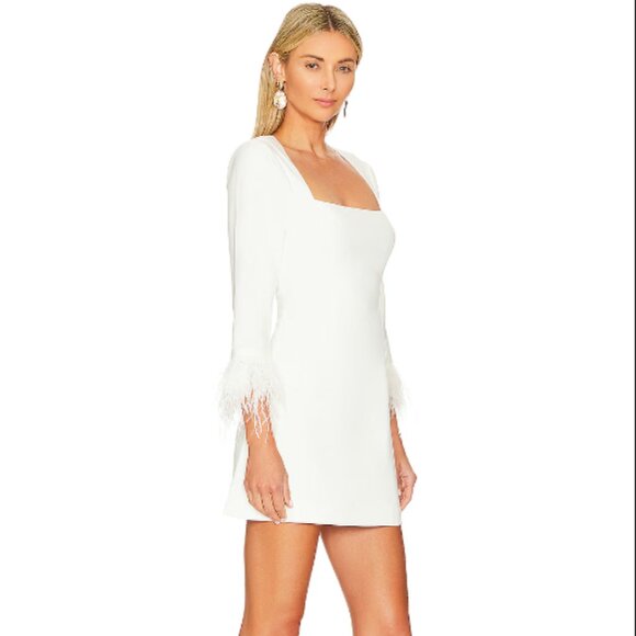 New Never Worn Revolve White Cher Mini Dress - Picture 2 of 9